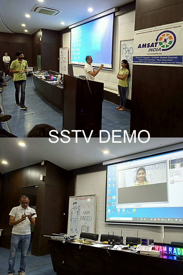 f VU2EXP Rajesh Vagadia gives SSTV Demo at Marwadi University Rajkot Gujarat.jpg